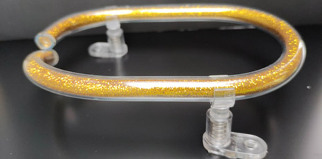 gold filled glass - number 0
