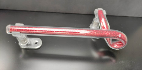 red filled glass - number 1