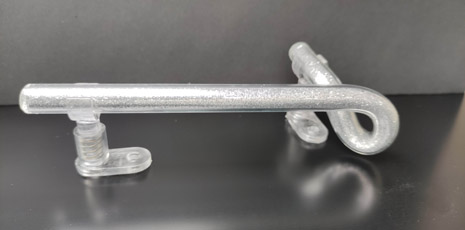 silver filled glass - number 1