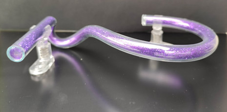 purple filled glass - number 2