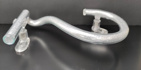 silver filled glass - number 2