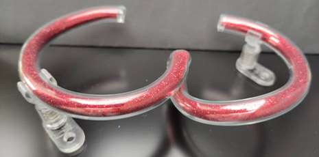 red filled glass - number 3