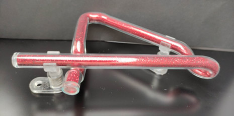 red filled glass - number 4