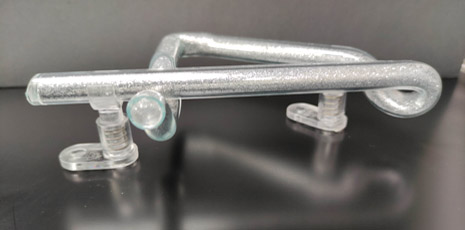 silver filled glass - number 4