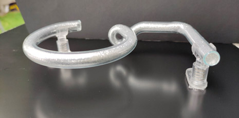 silver filled glass - number 5
